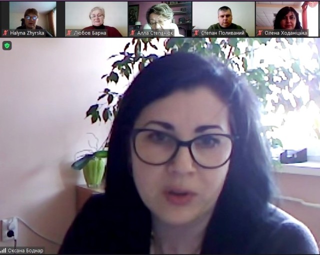 Декан Оксана БОДНАР розповіла учасникам зустрічі про славну історію та сьогодення хіміко-біологічногофакультету